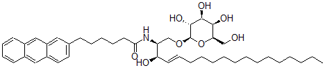 CAS 登录号：93620-54-3， 6-蒽-2-基-N-[(E,2S,3R)-3-羟基-1-[(2R,3R,4S,5R,6R)-3,4,5-三羟基-6-(羟基甲基)四氢吡喃-2-基]氧基十八碳-4-烯-2-基]己酰胺