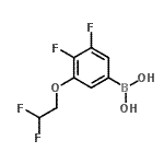 CAS 登录号：936250-23-6， [3-(2,2-二氟乙氧基)-4,5-二氟苯基]硼酸