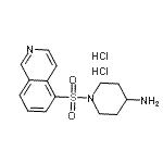 CAS 登录号：936250-33-8， 1-(5-异喹啉基磺酰基)-4-哌啶胺二盐酸盐