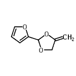 CAS 登录号：93676-37-0， 2-(2-呋喃基)-4-亚甲基-1,3-二氧戊环
