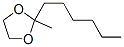 CAS 登录号：937-94-0， 2-己基-2-甲基-1,3-二氧戊环