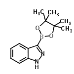 CAS#: 937366-55-7, 3-(4,4,5,5-Tetramethyl-1,3,2-dioxaborolan-2-yl)-1H-indazole