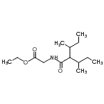 CAS 登录号：93762-41-5， 乙基N-(2-仲-丁基-3-甲基戊酰基)甘氨酸酯
