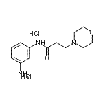 CAS#: 937630-96-1, N-[3-(4-Morpholinyl)propanoyl]-1,3-benzenediaminium dichloride