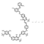 CAS#: 93777-10-7, 6-[(2,4-Diamino-5-Sulfophenyl)Azo]-4-Hydroxy-3-[[4-[[4-[[1-Hydroxy-7-[[4-Hydroxy-2-[(2-Methylphenyl)Amino]Phenyl]Azo]-3-Sulfo-2-Naphthalenyl]Azo]Phenyl]Amino]-3-Sulfophenyl]Azo]-2-Naphthalenesulfonic Acid Tetrasodium Salt