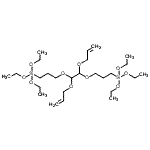 CAS 登录号：93777-96-9， 9,10-二(烯丙氧基)-4,4,15,15-四乙氧基-3,8,11,16-四氧杂-4,15-二硅杂十八烷