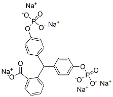 CAS 登录号：93778-24-6， 2-[双[4-(膦酸基氧基)苯基]甲基]苯甲酸五钠盐