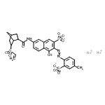 CAS 登录号：93803-34-0， 二钠4-羟基-3-[(4-甲基-2-磺酸苯基)偶氮]-7-({[6-(乙烯磺酰基)双环[2.2.1]庚-2-基]羰基}氨基)-2-萘磺酸酯