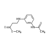 CAS 登录号：93805-15-3， 甲基N-(3-乙酰氨基苯基)-beta-丙氨酸酯