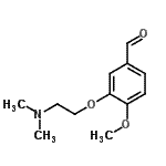 CAS#: 938343-46-5, 3-[2-(Dimethylamino)ethoxy]-4-methoxybenzaldehyde