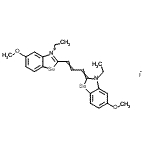 CAS#: 93838-99-4, 3-Ethyl-2-[3-(3-ethyl-5-methoxy-1,3-benzoselenazol-2(3H)-ylidene)-1-propen-1-yl]-5-methoxy-1,3-benzoselenazol-3-ium iodide