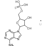CAS#: 93839-85-1, 9-[5-O-(dihydroxyphosphinothioyl)pentofuranosyl]-9H-Purin-6-amine lithium salt (1:1)