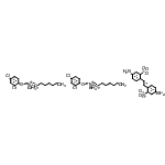 CAS 登录号：93840-59-6， 二{N-[(2,4-二氯苯氧基)甲基]-N,N-二甲基-1-辛烷铵}2,2'-[(E)-1,2-乙烯二基]二(5-氨基苯磺酸酯)