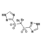 CAS#: 93841-31-7, 3,3'-[(Dibromomethylene)disulfonyl]bis(1H-1,2,4-triazole)
