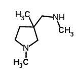 CAS#: 938458-86-7, 1-(1,3-Dimethyl-3-pyrrolidinyl)-N-methylmethanamine