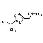 CAS#: 938459-06-4, 1-(5-Isopropyl-1,2,4-oxadiazol-3-yl)-N-methylmethanamine