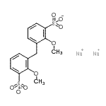 CAS 登录号：93857-04-6， 二钠3,3'-亚甲基二(2-甲氧基苯磺酸酯)