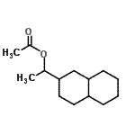 CAS#: 93893-51-7, 1-(Decahydro-2-naphthalenyl)ethyl acetate