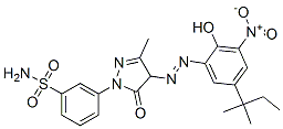 CAS#: 93893-61-9, 3-[4-[[5-(1,1-Dimethylpropyl)-2-Hydroxy-3-Nitrophenyl]Azo]-4,5-Dihydro-3-Methyl-5-Oxo-1H-Pyrazol-1-Yl]Benzenesulphonamide