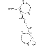 CAS#: 93918-33-3, 1,2-Ethanediyl bis{[(5-butyl-2,8-dioxo-1,9-dioxa-4,6-dithia-5-stannacycloundecan-5-yl)sulfanyl]acetate}