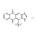 CAS 登录号：93918-96-8， 钠5,10-二氧代-5,10-二氢-1H-蒽并[2,3-d][1,2,3]三唑-11-磺酸酯