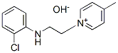 CAS 登录号：93923-58-1， 1-[2-[(2-氯苯基)氨基]乙基]-4-甲基吡啶鎓氢氧化物