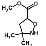 CAS 登录号：93938-81-9， 甲基3,3-二甲基-1,2-恶唑烷-5-羧酸酯