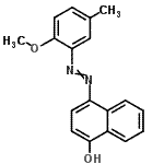 CAS#: 93940-03-5, 4-[(2-Methoxy-5-methylphenyl)diazenyl]-1-naphthol