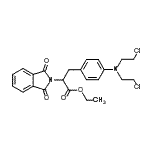 CAS#: 93942-39-3, Ethyl 3-{4-[bis(2-chloroethyl)amino]phenyl}-2-(1,3-dioxo-1,3-dihydro-2H-isoindol-2-yl)propanoate