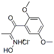 CAS#: 93942-52-0, 1-(2,5-Dimethoxyphenyl)-1,2-Propanedione 2-Oxime Hydrochloride (1:1)
