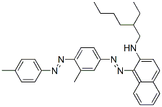 CAS#: 93964-08-0, N-(2-Ethylhexyl)-1-[[3-Methyl-4-[(4-Methylphenyl)Azo]Phenyl]Azo]Naphthalen-2-Amine