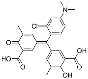CAS#: 93964-61-5, 5-[(3-Carboxy-5-Methyl-4-Oxo-2,5-Cyclohexadien-1-Ylidene)[2-Chloro-4-(Dimethylamino)Phenyl]Methyl]-3-Methylsalicylic Acid