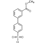 CAS 登录号：939761-08-7， 甲基4'-(氯磺酰基)-3-联苯羧酸酯