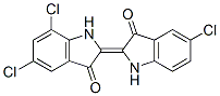 CAS#: 93981-76-1, 5,7-Dichloro-2-(5-Chloro-1,3-Dihydro-3-Oxo-2H-Indol-2-Ylidene)-1,2-Dihydro-3H-Indol-3-One