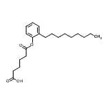 CAS 登录号：93982-14-0， 6-(2-壬基苯氧基)-6-氧代己酸