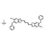 CAS 登录号：93982-37-7， 1,1'-{1,3-丁二烯-1,4-二基二[(5-甲基-1,3-苯并恶唑-2,6-二基)亚甲基]}二吡啶鎓硫酸盐