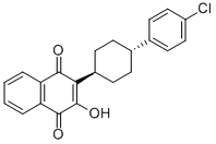 CAS 登录号：94015-53-9， 2-(4-(4-氯苯基)环己基)-3-羟基-1,4-萘醌