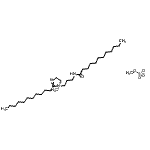 CAS 登录号：94022-81-8， 1-[3-(月桂酰氨基)丙基]-1-甲基-2-十一烷基-4,5-二氢-1H-咪唑-1-鎓甲基硫酸盐