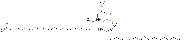 CAS 登录号：94023-39-9， N,N-(亚氨基二(乙烯亚氨基乙烯))二(十八碳-9-烯酰胺)单乙酸盐
