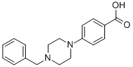 CAS 登录号：94038-26-3， 4-[4-(苯基甲基)-1-哌嗪基]-苯甲酸