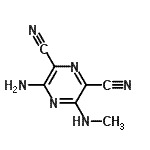CAS#: 94053-74-4, 3-Amino-5-(methylamino)-2,6-pyrazinedicarbonitrile