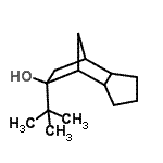 CAS#: 94070-96-9, 8-(2-Methyl-2-propanyl)tricyclo[5.2.1.0<sup>2,6</sup>]decan-8-ol