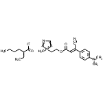 CAS#: 94087-17-9, 1-[2-({(2Z)-3-Cyano-3-[4-(dimethylamino)phenyl]-2-propenoyl}oxy)ethyl]-1-methyl-1H-imidazol-1-ium 2-ethylhexanoate