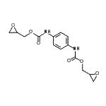 CAS 登录号：94087-92-0， 二(2-环氧乙烷基甲基)1,4-亚苯基二氨基甲酸酯