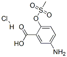 CAS 登录号：94088-81-0， 5-氨基-2-[(甲基磺酰基)氧基]苯甲酸盐酸盐