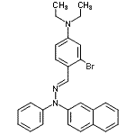 CAS#: 94089-07-3, 3-Bromo-N,N-diethyl-4-{(E)-[2-naphthyl(phenyl)hydrazono]methyl}aniline