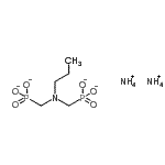 CAS 登录号：94107-67-2， P,P'-[(丙基亚胺)二(亚甲基)]二-膦酸酯铵盐(1:2)