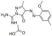 CAS#: 94109-04-3, 4,5-Dihydro-4-[2-(2-Methoxy-5-Methylphenyl)Diazenyl]-3-Methyl-5-Oxo-1H-Pyrazole-1-Carboximidamide Acetate(1:1)