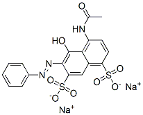 CAS 登录号：94113-57-2， 4-(乙酰基氨基)-5-羟基-6-(苯基偶氮)萘-1,7-二磺酸二钠