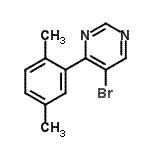 CAS 登录号：941294-35-5， 5-溴-4-(2,5-二甲基苯基)嘧啶